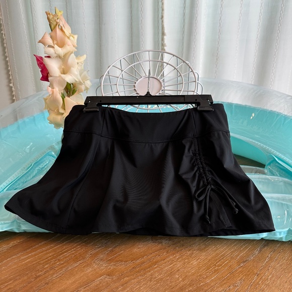 CALIA by Carrie Underwood Other - CALIA by Carrie Underwood Black Swim Skirt with Drawstring Detail